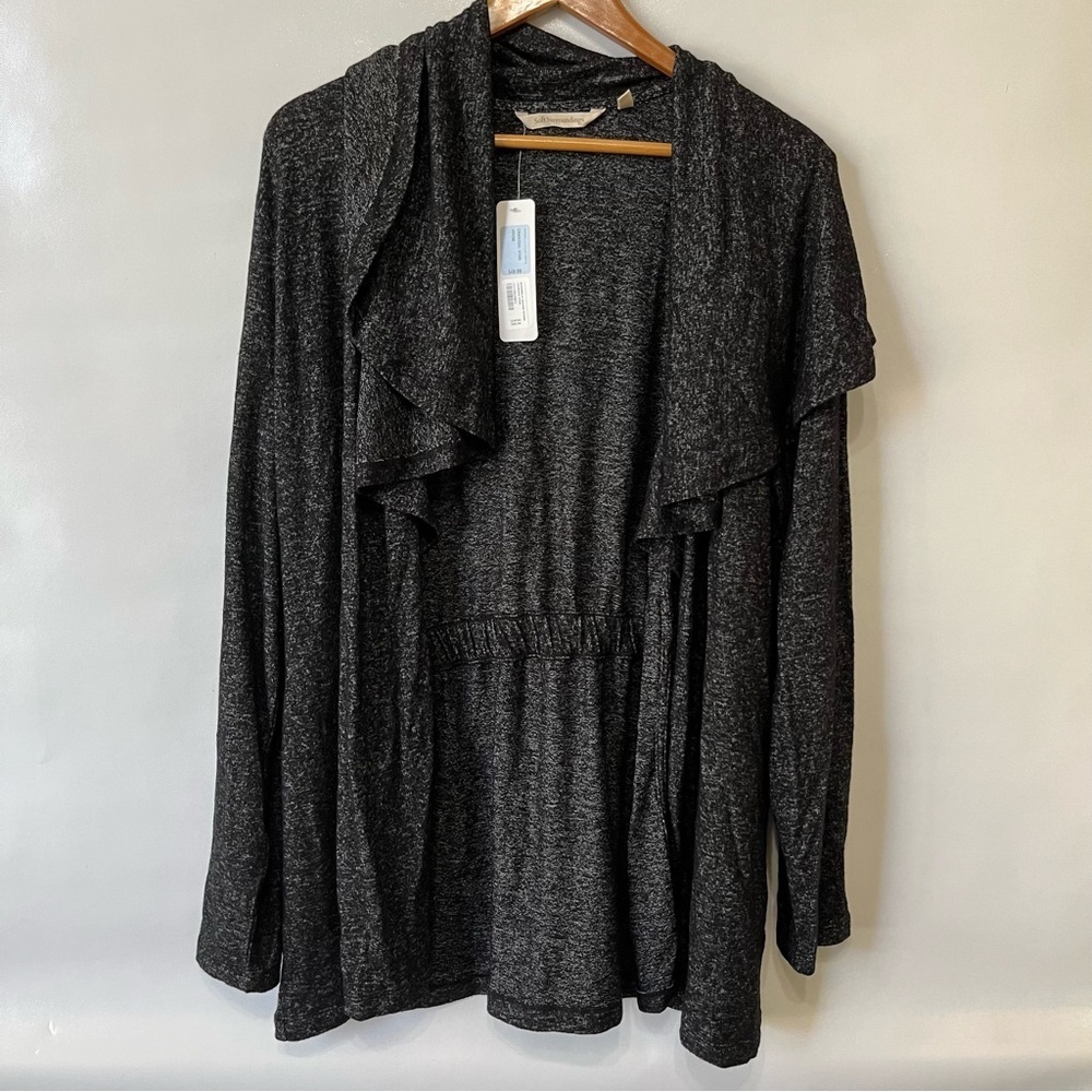 Soft Surroundings Marabella Lounge Jumpsuit & Topper NWT Charcoal Heather